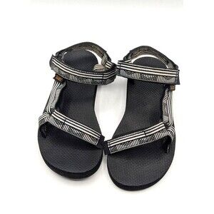 Teva Women's Size 8 Original Universal Sandal Color Campo Black/White